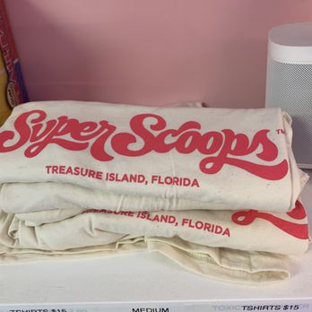 Super Scoops - T-shirts - Ice Cream & Frozen Yogurt Near Me - Treasure Island, Florida Super Scoops - T-shirts - Ice Cream & Frozen Yogurt Near Me - Treasure Island, Florida