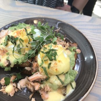 The Garden Table - Garden Benedict with salmon - Breakfast & Brunch Near Me - Indianapolis, Indiana
