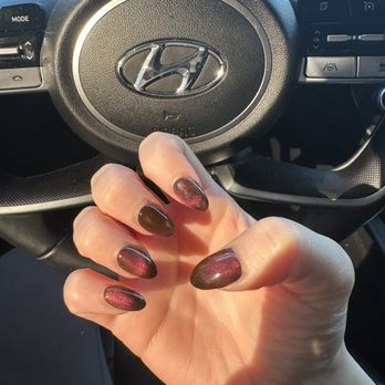 World Nails & Spa - Cat eye shade 21! With black underneath. Perfect for fall / Halloween - Nail Salons Near Me - Chula Vista, California World Nails & Spa - Cat eye shade 21! With black underneath. Perfect for fall / Halloween - Nail Salons Near Me - Chula Vista, California