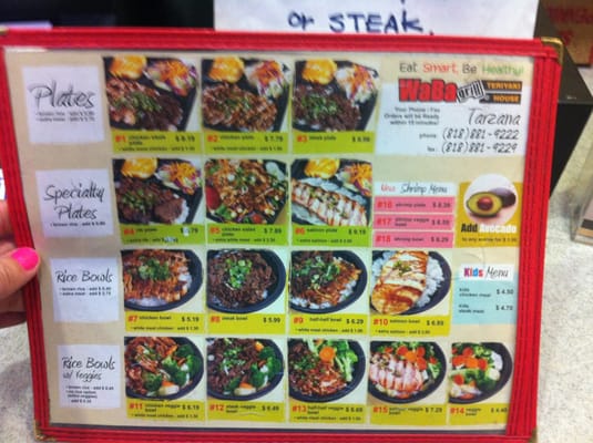 Menu photo 8 WaBa Grill Tarzana, CA