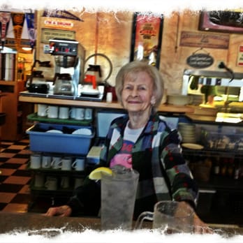 Jerry’s Drive In - Miss Faye. Beautiful. The jewel of Jerry's drive in since before I could order beer. And I'm, what?  60 something now. Awesome - Burgers Near Me - Pensacola, Florida