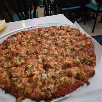 Vito & Nick's Pizzeria - Large Sausage Pizza. - Pizza Near Me - Chicago, Illinois Vito & Nick's Pizzeria - Large Sausage Pizza. - Pizza Near Me - Chicago, Illinois