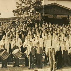 American Legion Monterey Penninsula Post No 41 - AMERICAN LEGION POST 41 MEMBERS AND DRUM AND BUGLE CORE.