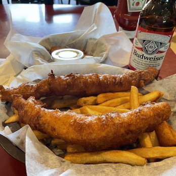 Zeke's Fish & Chips - Fish meal deal 2 pieces of cod fries and hush puppies for $10.75 - Fish & Chips Near Me - Fort Worth, Texas