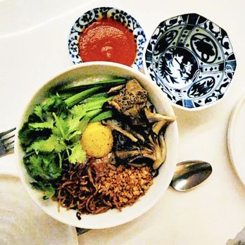 Kingfisher - Wild mushroom congee - Vietnamese Near Me - San Diego, California
