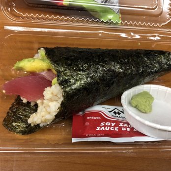Dragon Kitchen Brown Rice Sushi - Ahi avocado hand roll - Japanese Near Me - Hilo, Hawaii Dragon Kitchen Brown Rice Sushi - Ahi avocado hand roll - Japanese Near Me - Hilo, Hawaii