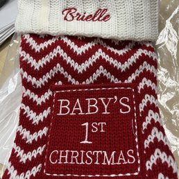 Baby's first Christmas stocking