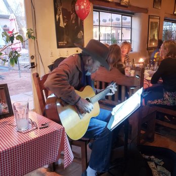 Stellas Italian - Live cowboy music! Just kidding, beautiful instrumental actually - Italian Near Me - Taos, New Mexico
