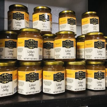 Musubi Boba - a shelf full of jars of jelly - Bubble Tea Near Me - Honolulu, Hawaii