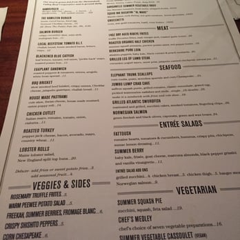 The Hamilton - Dinner menu - Seafood Near Me - Washington, DC, District of Columbia The Hamilton - Dinner menu - Seafood Near Me - Washington, DC, District of Columbia
