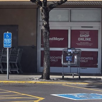 Fred Meyer - This is not even close to van accessible, van access is on the passenger side. - Grocery Near Me - Cornelius, Oregon