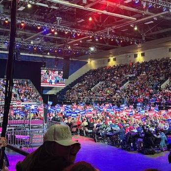 Salem Civic Center - Fully packed Trump Rally. No concessions open!? - Civic Center Near Me - Salem, Virginia Salem Civic Center - Fully packed Trump Rally. No concessions open!? - Civic Center Near Me - Salem, Virginia
