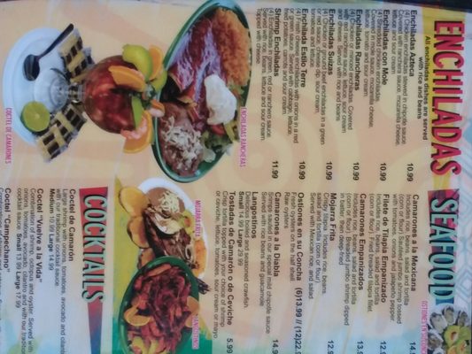 Menu photo 2 Taqueria Azteca Beloit, WI