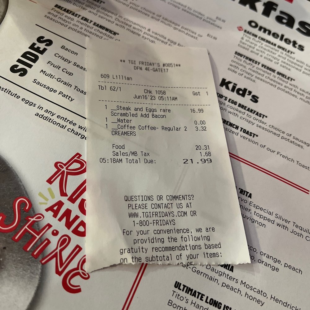 Reasonable for a delicious breakfast