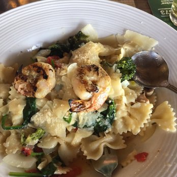 Cobb's Landing - Veggie pasta with grilled shrimp - Seafood Near Me - Fort Pierce, Florida
