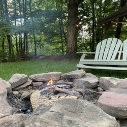 Old School Farm - The fire pit