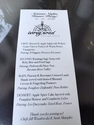 Menu photo 3 Ivory Road Arden, NC