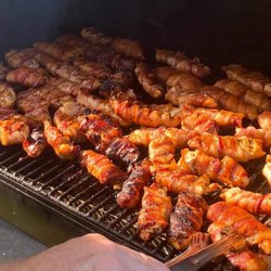 Smokin Roche's BBQ - Bacon Wrapped Chicken Bites are always a big hit!