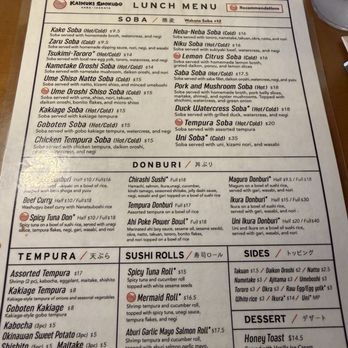 Kaimuki Shokudo - Lunch menu - Japanese Near Me - Honolulu, Hawaii Kaimuki Shokudo - Lunch menu - Japanese Near Me - Honolulu, Hawaii