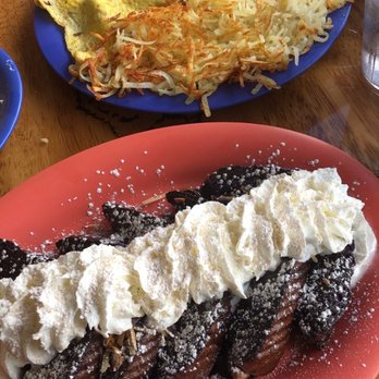 Kountry Style Kitchen Restaurant - Ube French toast and crab cake omelette - Breakfast & Brunch Near Me - Ewa Beach, Hawaii Kountry Style Kitchen Restaurant - Ube French toast and crab cake omelette - Breakfast & Brunch Near Me - Ewa Beach, Hawaii