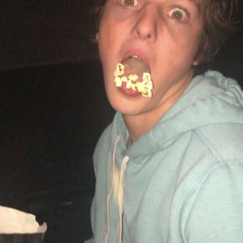 Allwood Cinemas 6 - eric enjoying popcorn - Cinema Near Me - Clifton, New Jersey