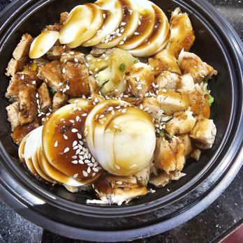 Juice Bar At LVAC - Protein bowl. Eggs, chicken, veggies, turkey patties, added teriyaki sauce - Juice Bars & Smoothies Near Me - Las Vegas, Nevada Juice Bar At LVAC - Protein bowl. Eggs, chicken, veggies, turkey patties, added teriyaki sauce - Juice Bars & Smoothies Near Me - Las Vegas, Nevada