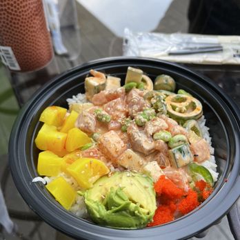 Song Tea & Poke - The volcano poke bowl with everything on it - Bubble Tea Near Me - Blaine, Minnesota Song Tea & Poke - The volcano poke bowl with everything on it - Bubble Tea Near Me - Blaine, Minnesota