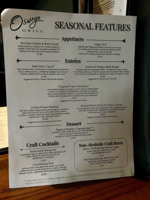 Menu photo 6 Oswego Grill | Beaverton Beaverton, OR