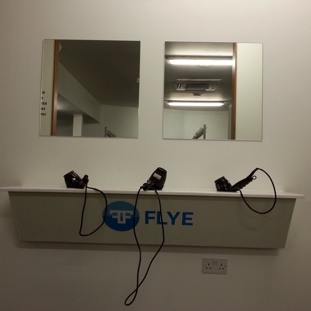 Flye Fit - Hairdryers in the ladies changing rooms - Gyms Near Me - Dublin, D