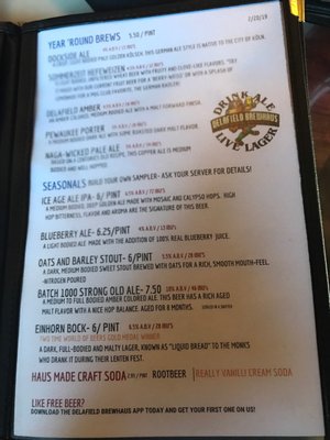 Menu photo 2 Delafield Brewhaus Delafield, WI