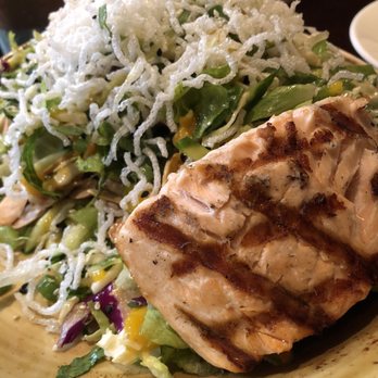 P.F. Chang's - Salmon Mandarin Crunch Salad - Chinese Near Me - Spokane, Washington P.F. Chang's - Salmon Mandarin Crunch Salad - Chinese Near Me - Spokane, Washington