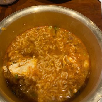 Izzi Korean Kitchen - SHIN RAMEN with well done egg - Korean Near Me - Orlando, Florida Izzi Korean Kitchen - SHIN RAMEN with well done egg - Korean Near Me - Orlando, Florida