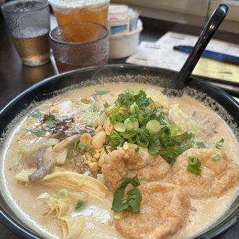 Deer Garden Signatures - Peanut sauce and Chilli Soup with fish puff - Chinese Near Me - Richmond, British Columbia Deer Garden Signatures - Peanut sauce and Chilli Soup with fish puff - Chinese Near Me - Richmond, British Columbia