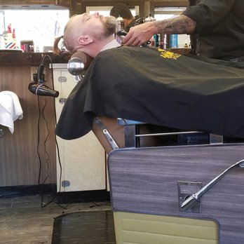 Town Square Barbers - I think he fell asleep! - Barbers Near Me - Vacaville, California Town Square Barbers - I think he fell asleep! - Barbers Near Me - Vacaville, California
