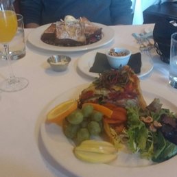 Tart de jour and brioche French toast.....WOW