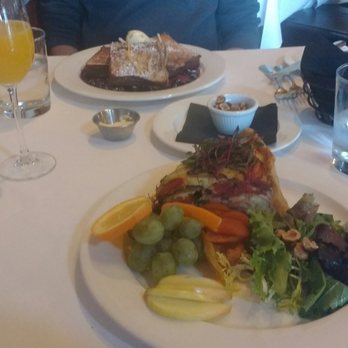 King Estate Winery - Tart de jour and brioche French toast.....WOW - Wineries Near Me - Eugene, Oregon