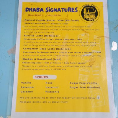 Menu photo 1 Dhaba Cafe Austin, TX