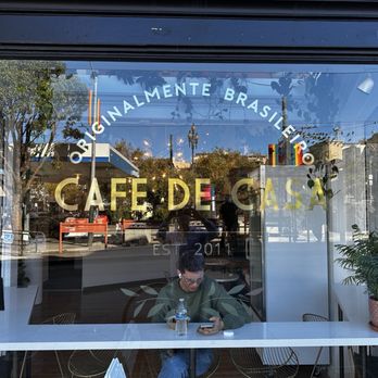Cafe de Casa - Front window - Brazilian Near Me - San Francisco, California Cafe de Casa - Front window - Brazilian Near Me - San Francisco, California
