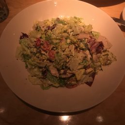 My favorite Chicken Cobb Salad with ranch dressing and blue cheese chunks all mixed up. My favorite Chicken Cobb Salad with ranch dressing and blue cheese chunks all mixed up.