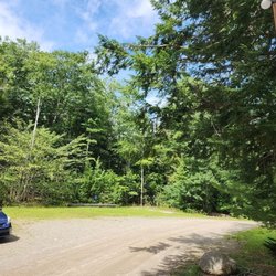 Townline Camping - Just outside the camp store, visitor parking