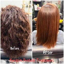 Ann Hunter Designs - Keratin Protein treatment and hair color treatment on the same day!! Beautiful results.