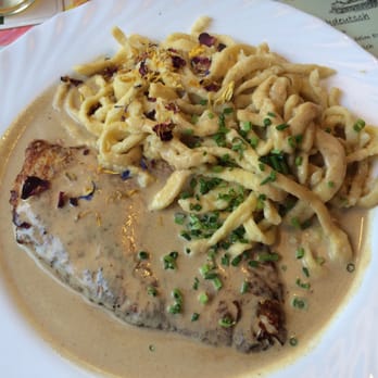 Gaststätte Waldheim - Chicken steak with spätzle - German Near Me - Böblingen, BW Gaststätte Waldheim - Chicken steak with spätzle - German Near Me - Böblingen, BW