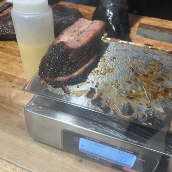 Horn Barbecue - Meat sold per pound.  Brisket star of their show. - Barbeque Near Me - Elk Grove, California