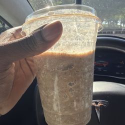 C3 Coffee Bar - Cookies and cream/carmel frap. Tastes wayy better than the look I promise