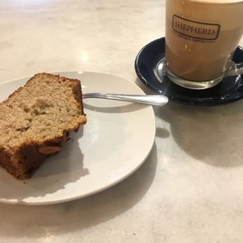 Shepherd Artisan Coffee - Latte and Banana Bread - Cafes Near Me - Miami Beach, Florida Shepherd Artisan Coffee - Latte and Banana Bread - Cafes Near Me - Miami Beach, Florida