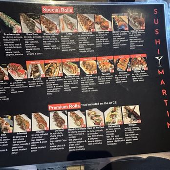 Sushi Martini - Menu (May 2025) - Japanese Near Me - Rancho Cucamonga, California Sushi Martini - Menu (May 2025) - Japanese Near Me - Rancho Cucamonga, California