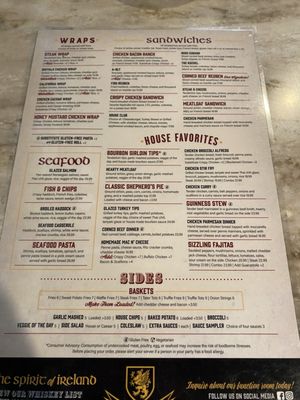 Menu photo 2 Mick Morgan's Norwood Norwood, MA