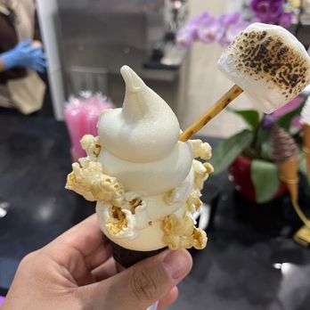 Nobibi Ice Cream - S'more cone - Ice Cream & Frozen Yogurt Near Me - Eastvale, California Nobibi Ice Cream - S'more cone - Ice Cream & Frozen Yogurt Near Me - Eastvale, California