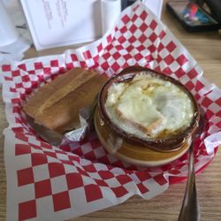 Purple Onion Deli Grill - French onion soup and tuna melt