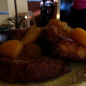 Geraldine's Counter - Delicious french toast with their toppings of the day. Peaches! - American Near Me - Seattle, Washington Geraldine's Counter - Delicious french toast with their toppings of the day. Peaches! - American Near Me - Seattle, Washington